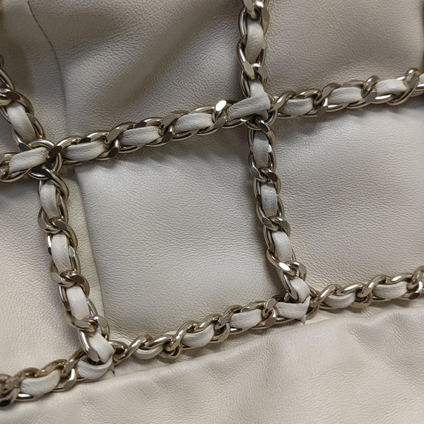 DRAWSTRING Lambskin Beige