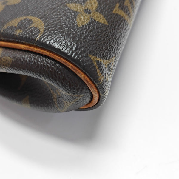 EVA Monogram Coated Canvas Brown