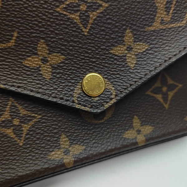 FÉLICIE Monogram Coated Canvas Brown