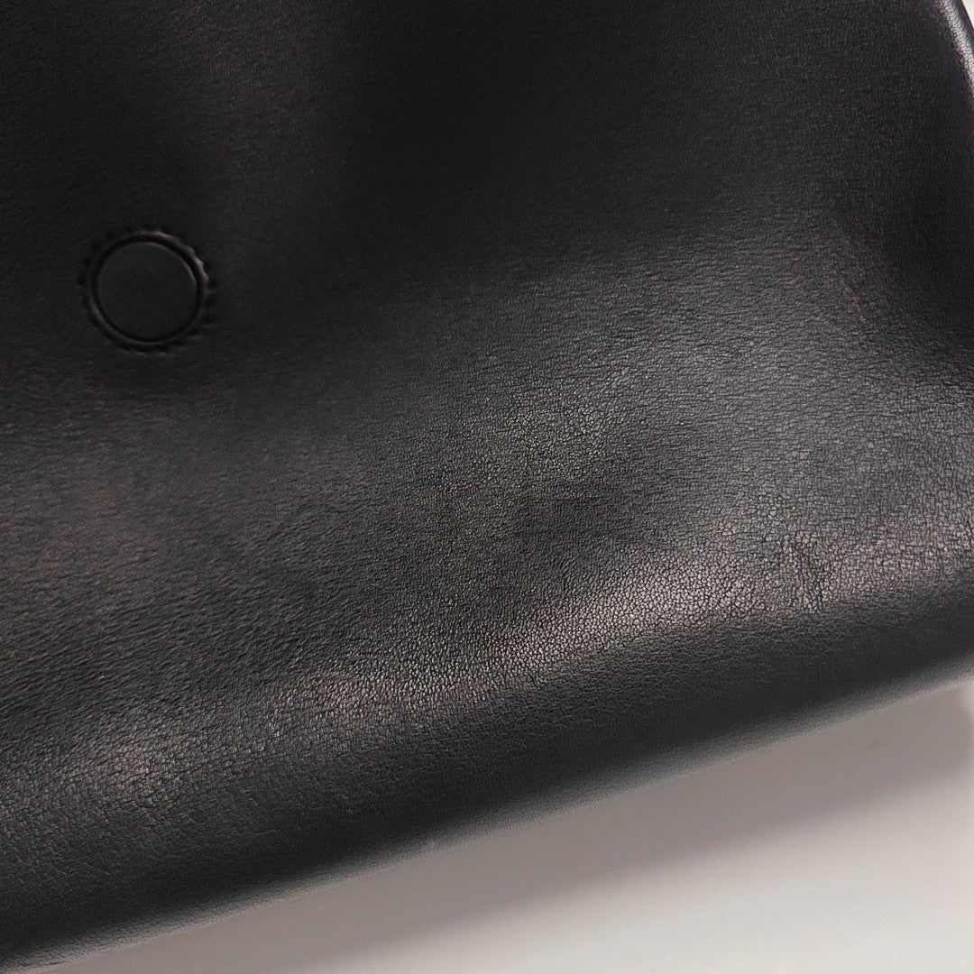 Calfskin Shoulder Bag Black