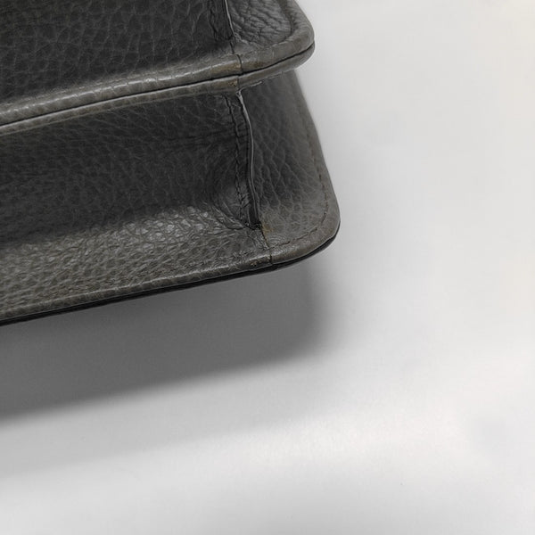 Interlocking G Small Calfskin Gray