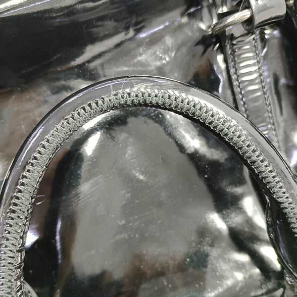 Bow Patent Leather Black