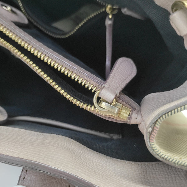 The Banner Medium Calfskin Pink