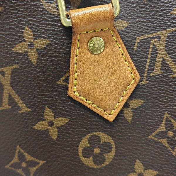 SPEEDY 25 Monogram Coated Canvas Brown