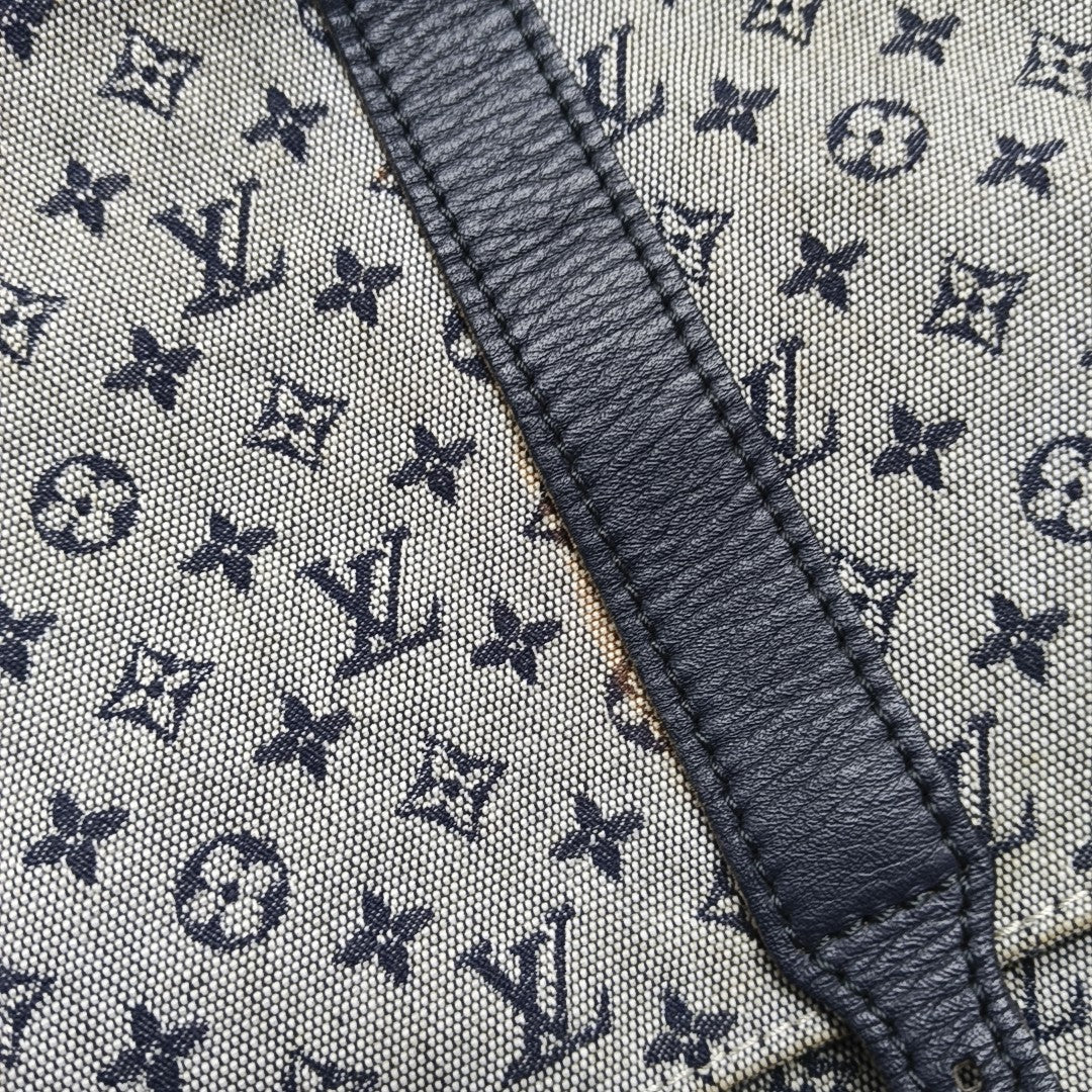 LANGER Monogram Canvas Blue