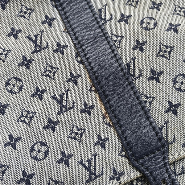 LANGER Monogram Canvas Blue