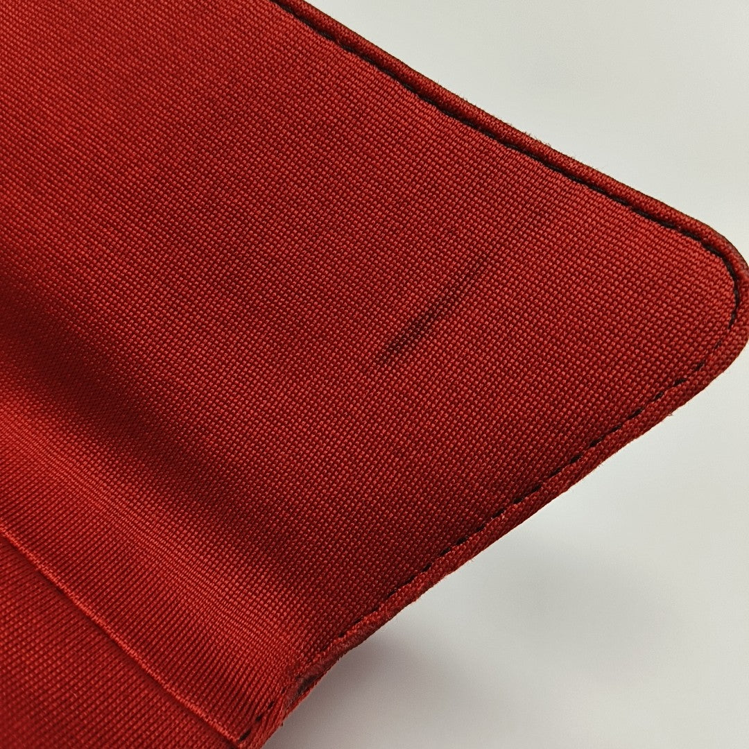 Fabric Shoulder Bag Red