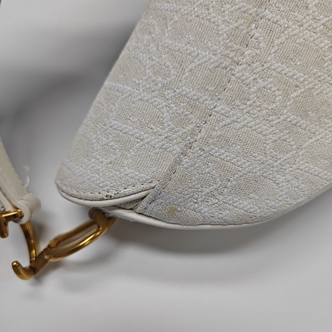 Saddle Mini Canvas White