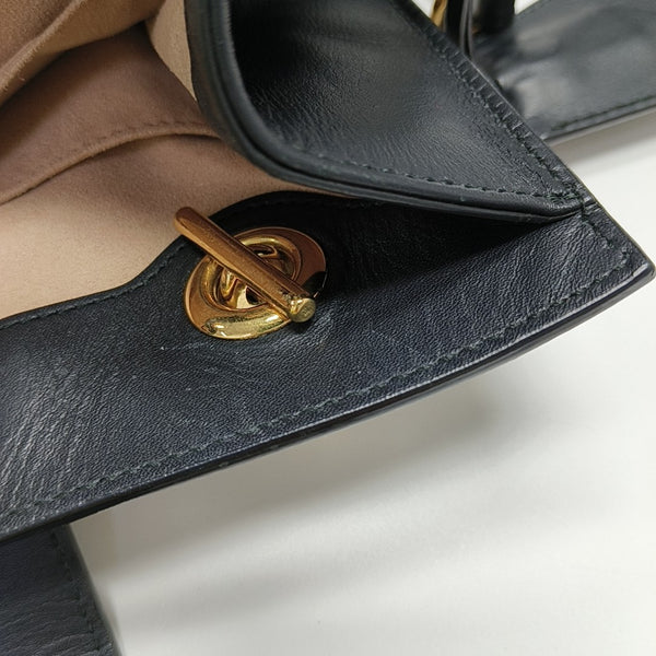 Padlock Small Monogram Coated Canvas Beige