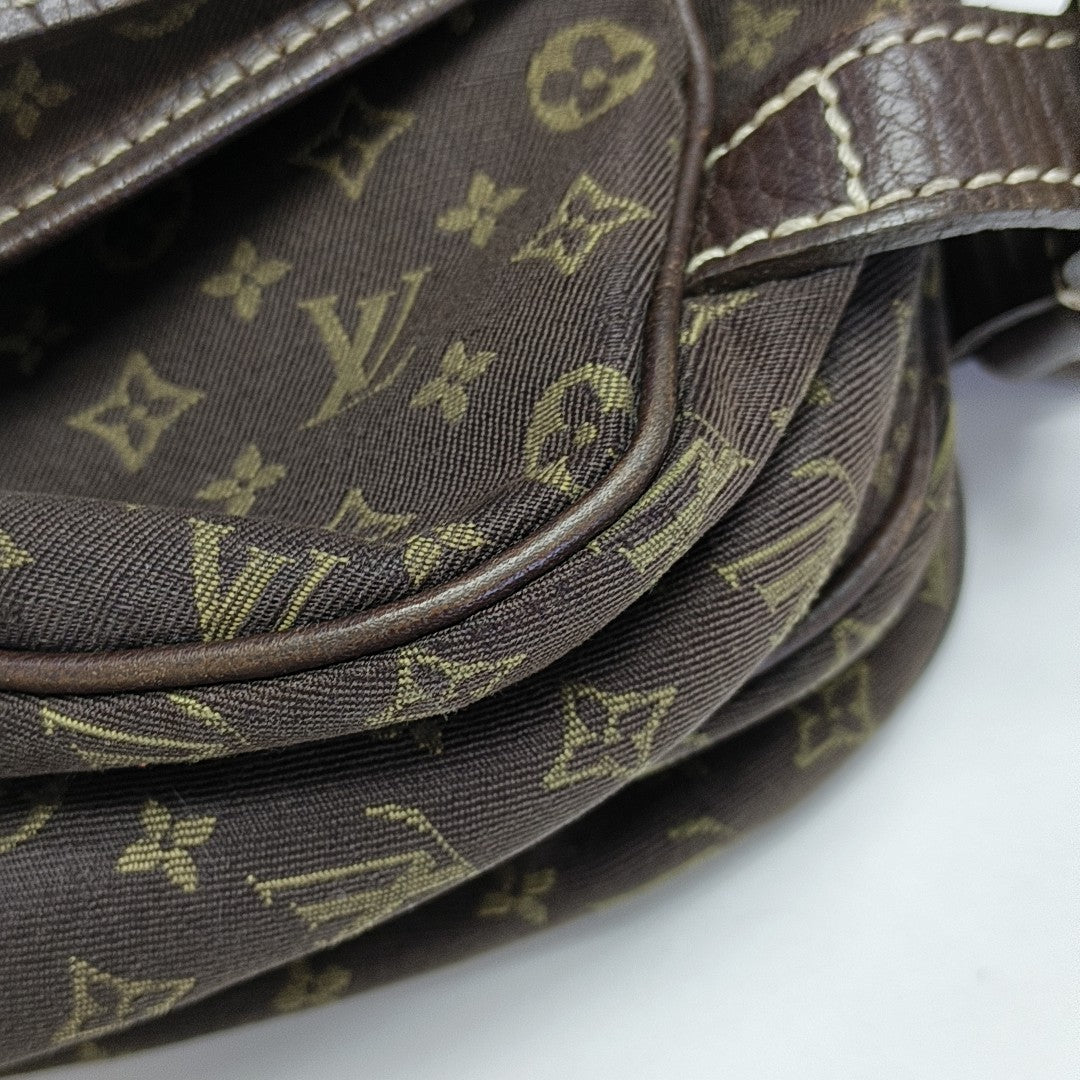 SAUMUR 28 Monogram Canvas Brown