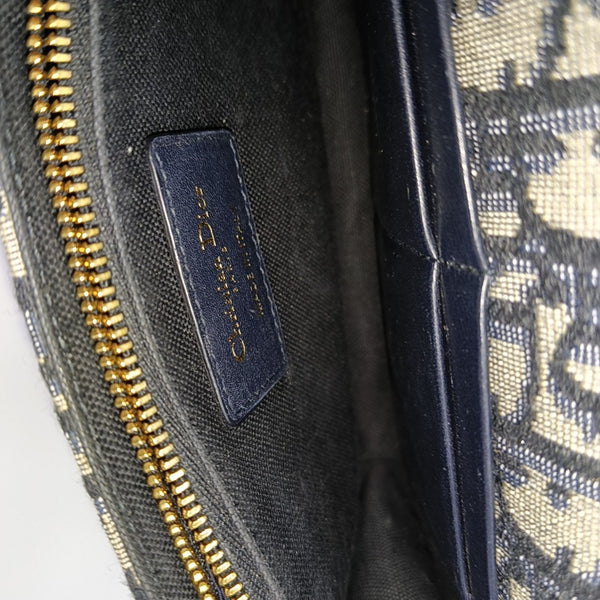30 Montaigne Mini Oblique Canvas Blue