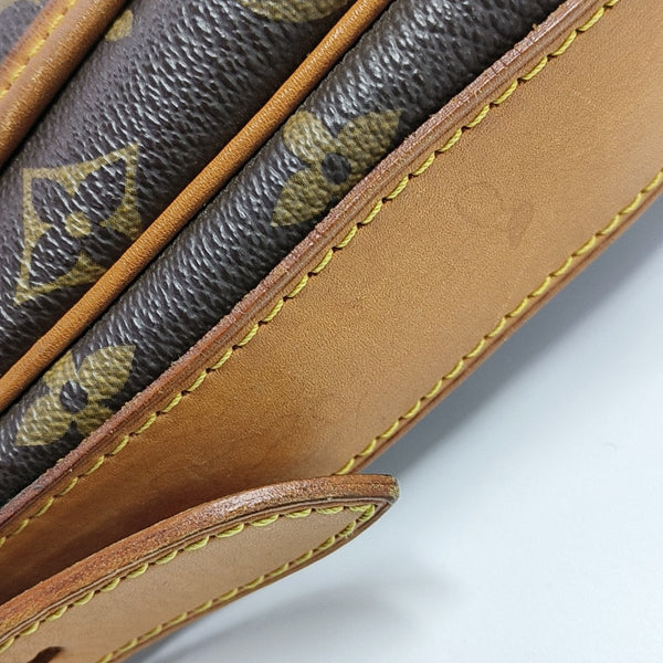 TULUM GM Monogram Coated Canvas Brown