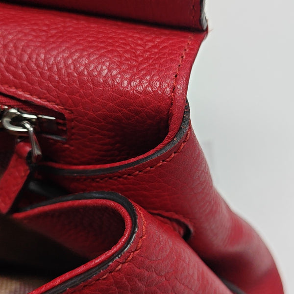 Daily Calfskin Red