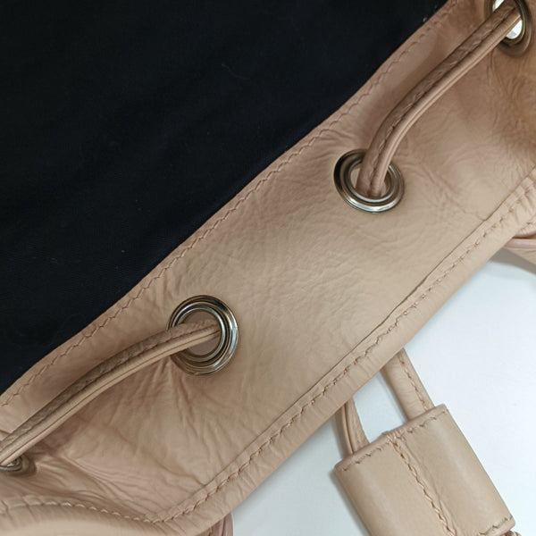 Pompon Bag Calfskin Pink