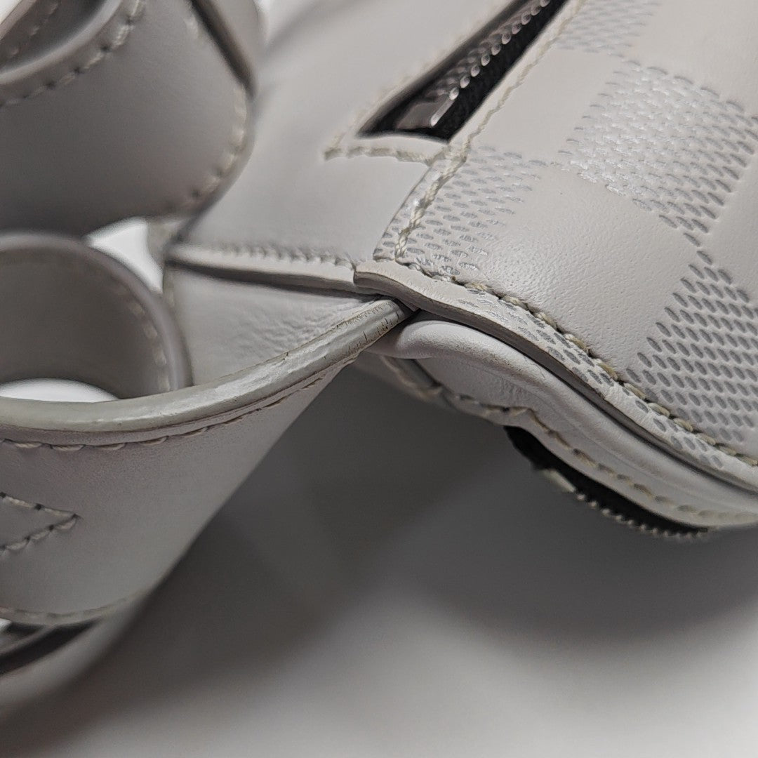 CAMPUS Damier Azur Calfskin White