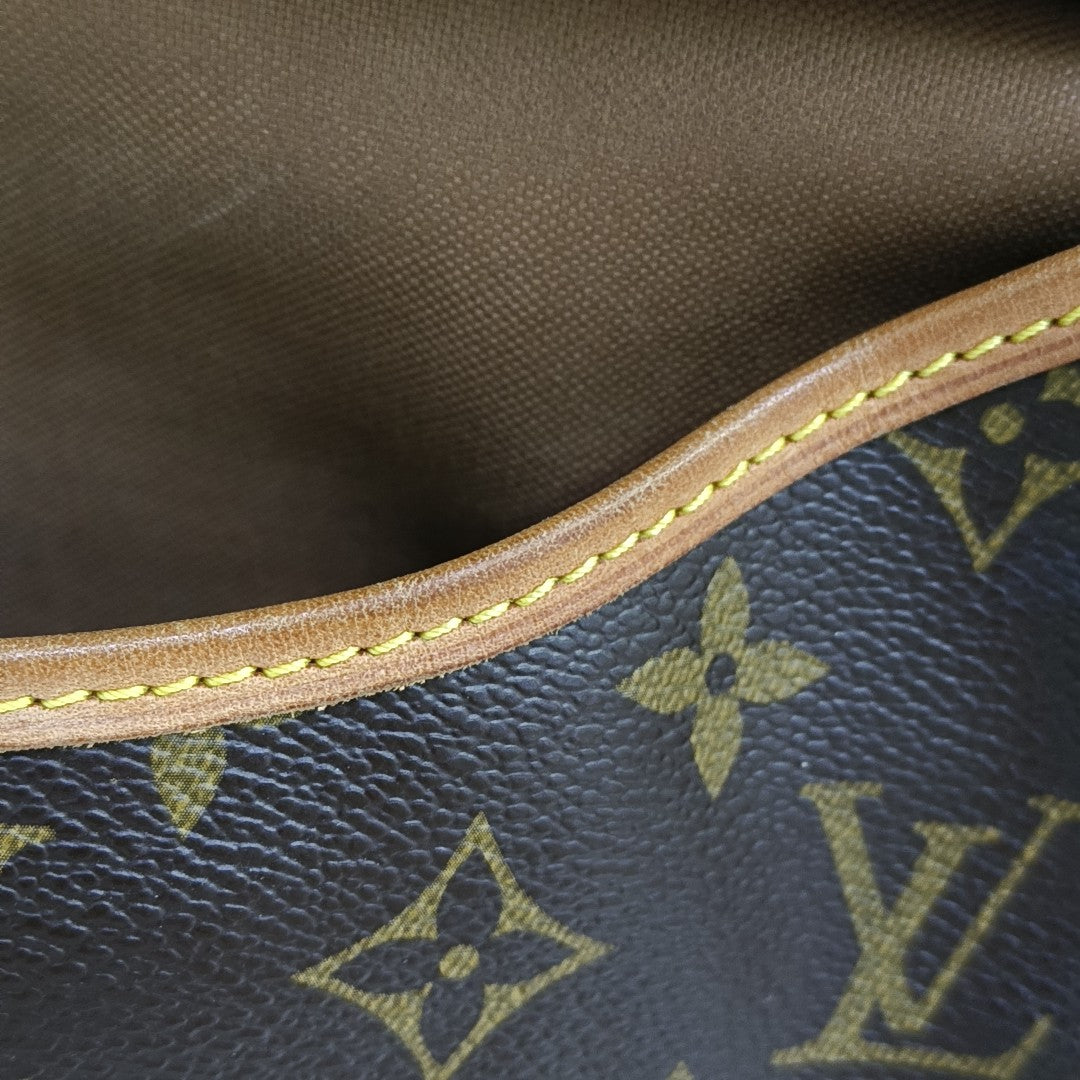 SAUMUR Monogram Coated Canvas Brown