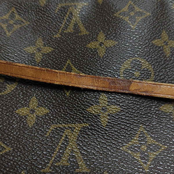 ACCESSOIRES Monogram Coated Canvas Brown