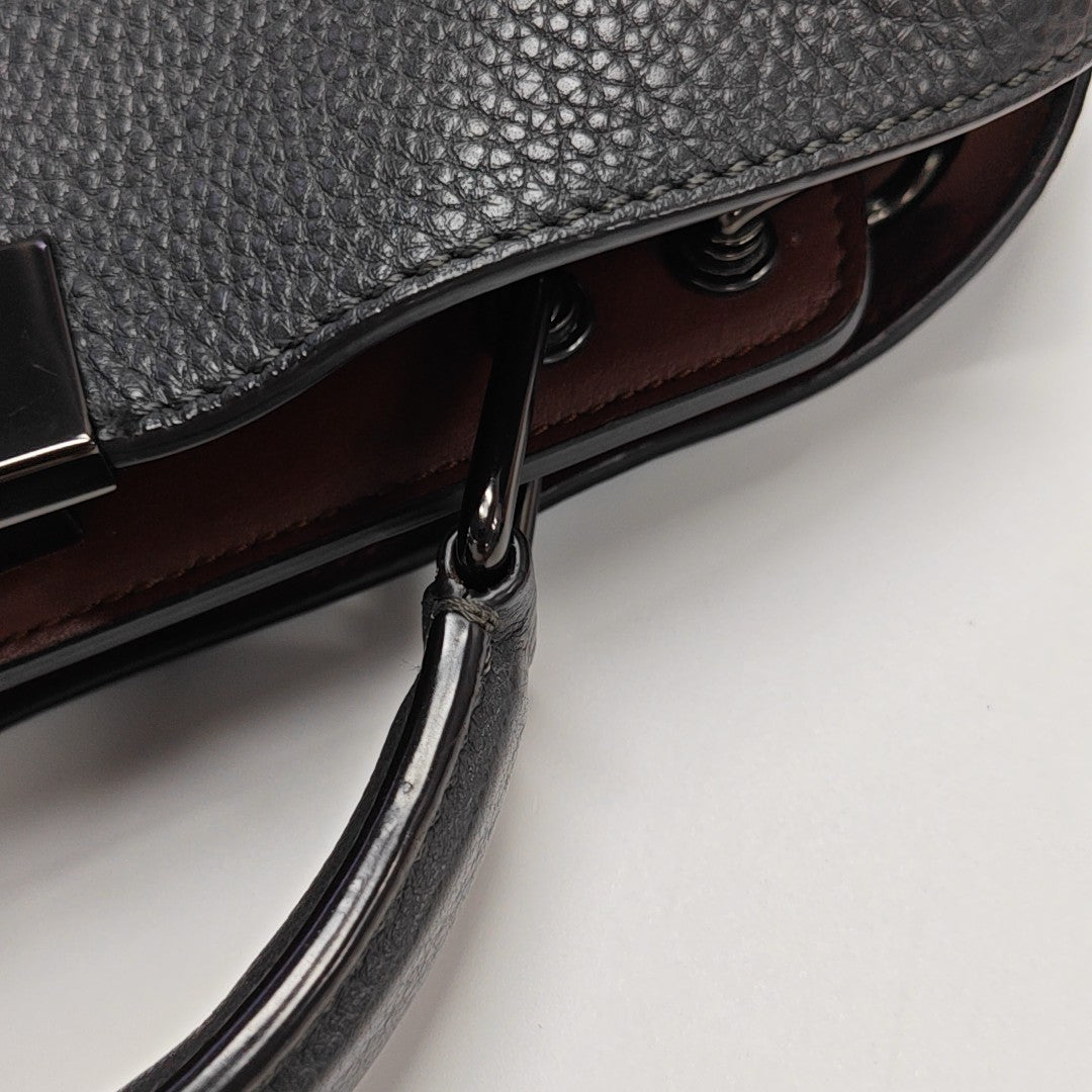Peekaboo Small Calfskin Gray