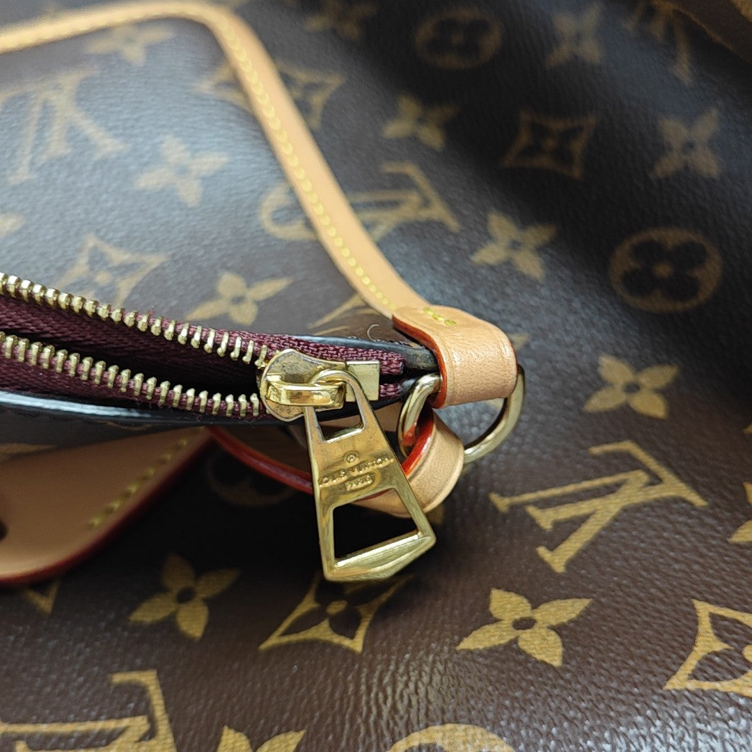 CARRYALL MM Monogram Coated Canvas Brown