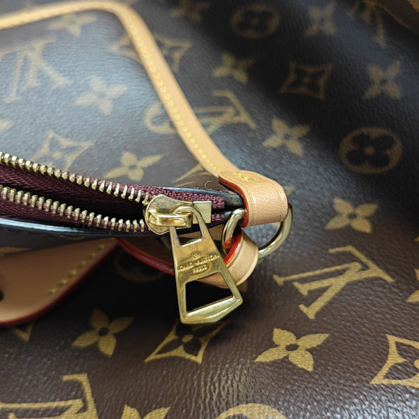 CARRYALL MM Monogram Coated Canvas Brown
