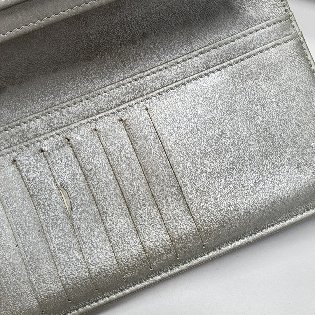 Lambskin Wallet Blue