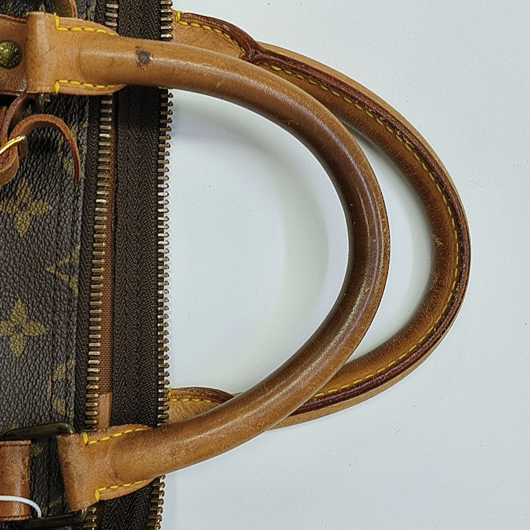 SAC SOUPLE 55 Monogram Coated Canvas Brown