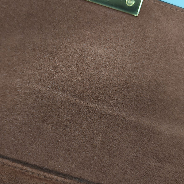 LOCKY BB Monogram Coated Canvas Brown