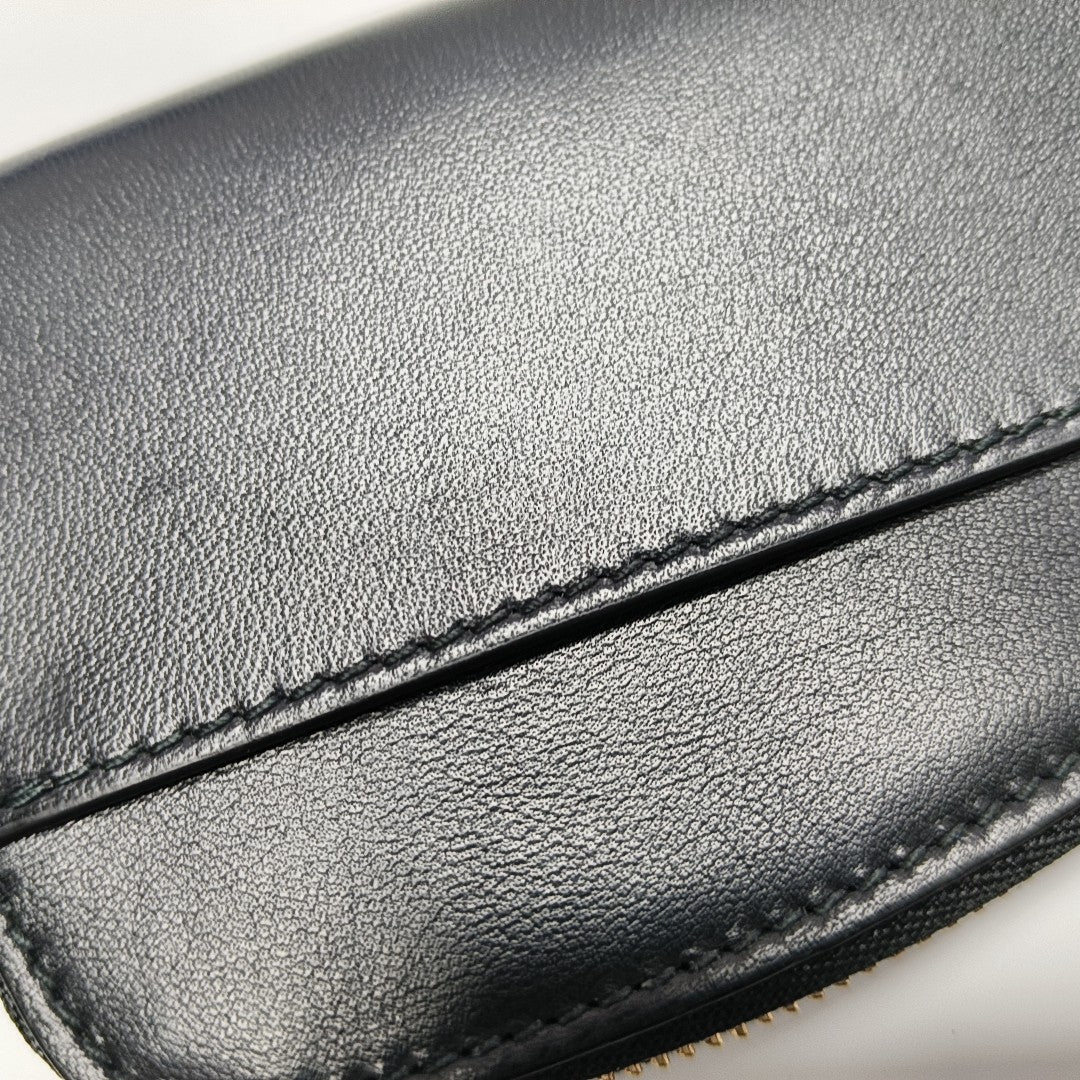 SHIELD Lambskin Black Coin Purse