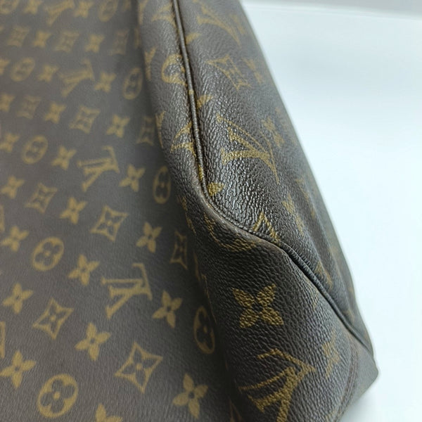 NEVERFULL GM Monogram Coated Canvas Brown
