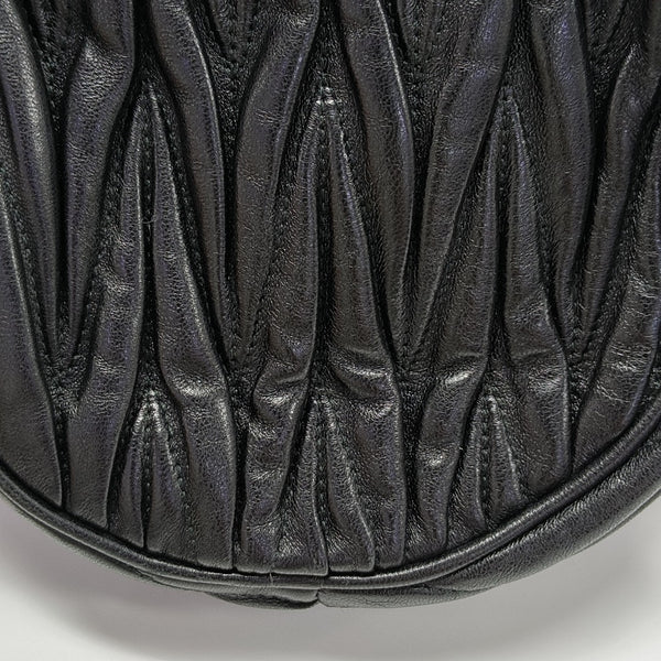 Matelassé Quilted Lambskin Black