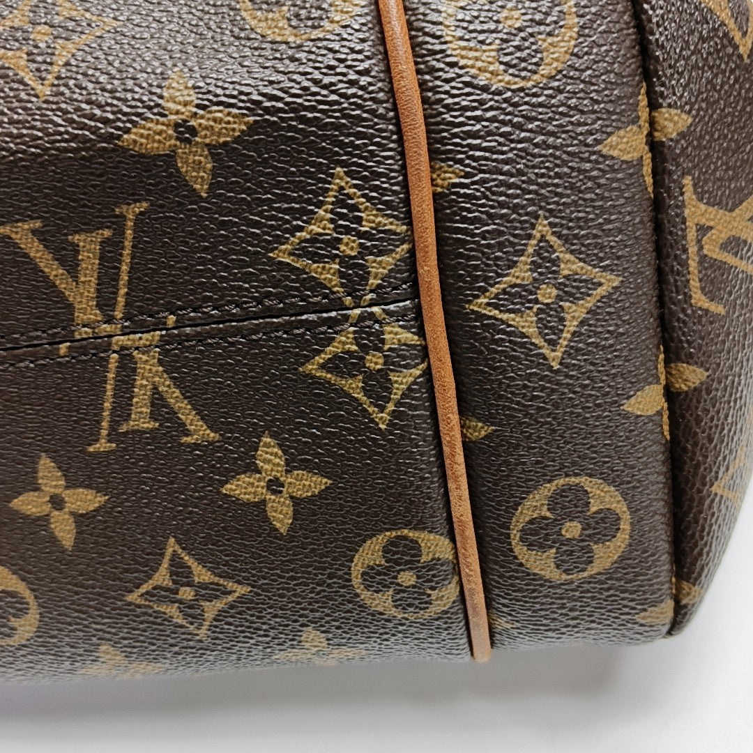 TOTALLY MM Monogram Coated Canvas Brown