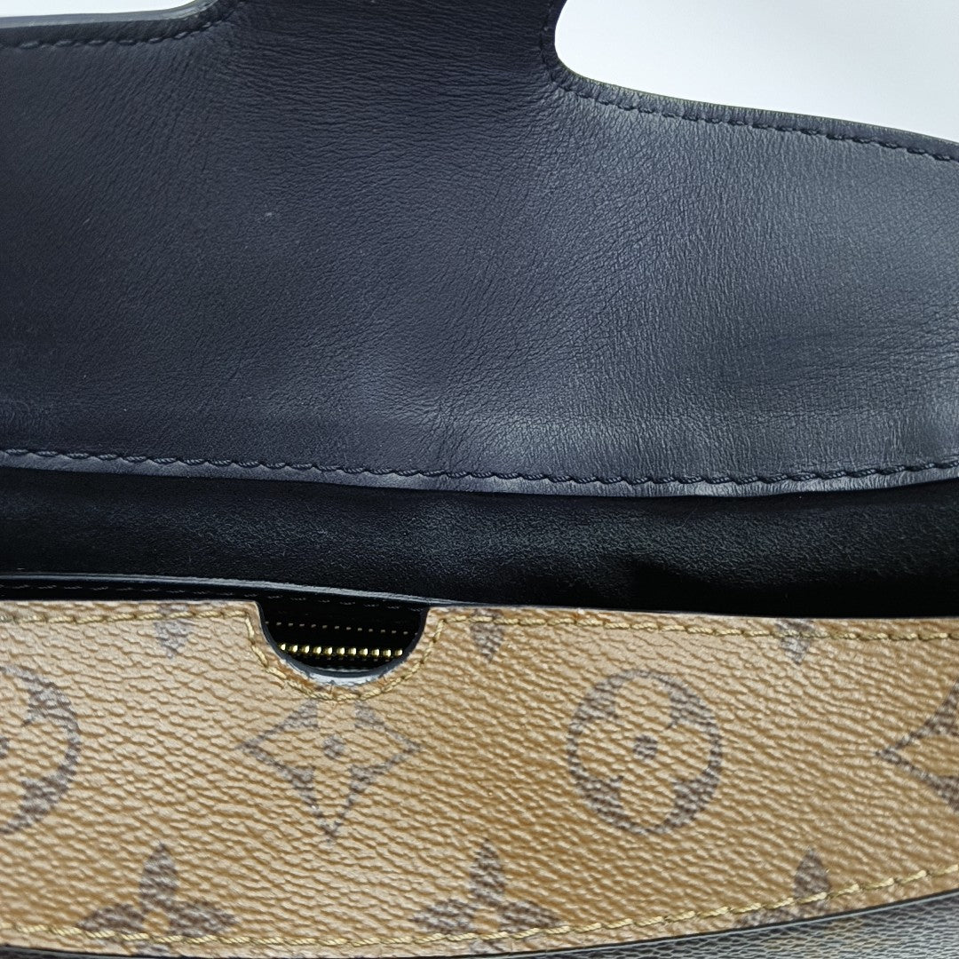 TWINNY Monogram Coated Canvas Brown