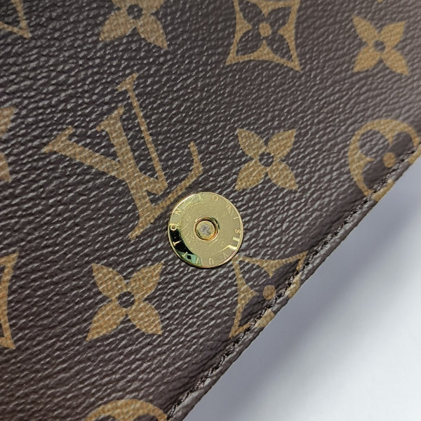 Lily Monogram Coated Canvas Brown