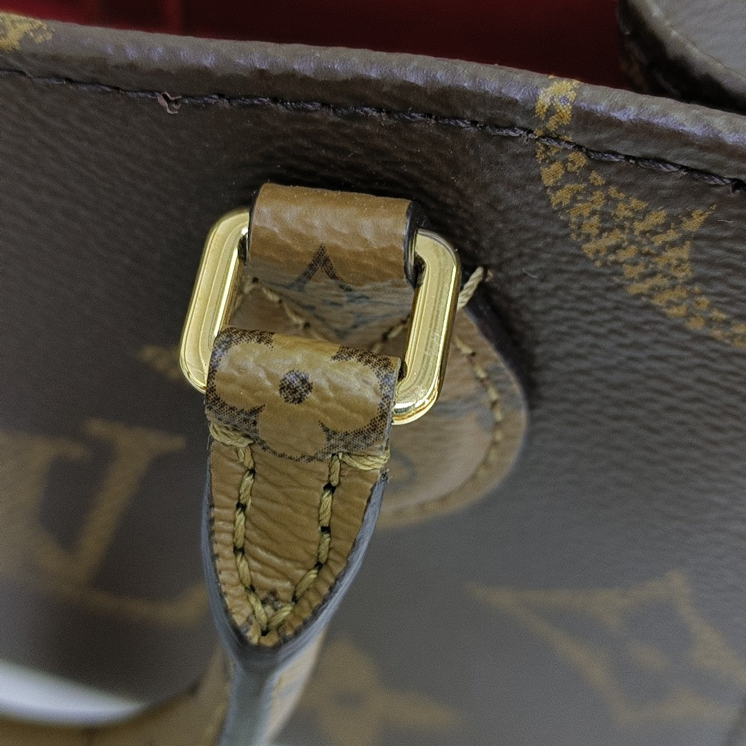 ONTHEGO BB Monogram Coated Canvas Brown