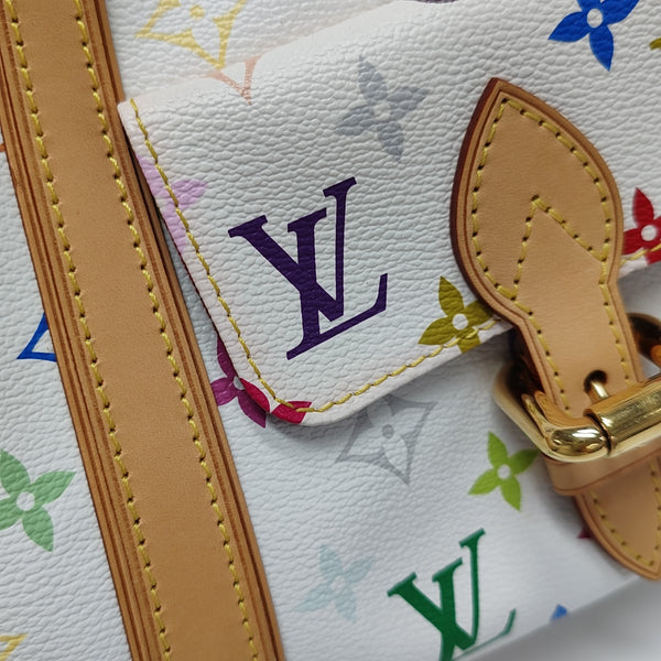 LV × TM PRISCILLA Monogram Coated Canvas White
