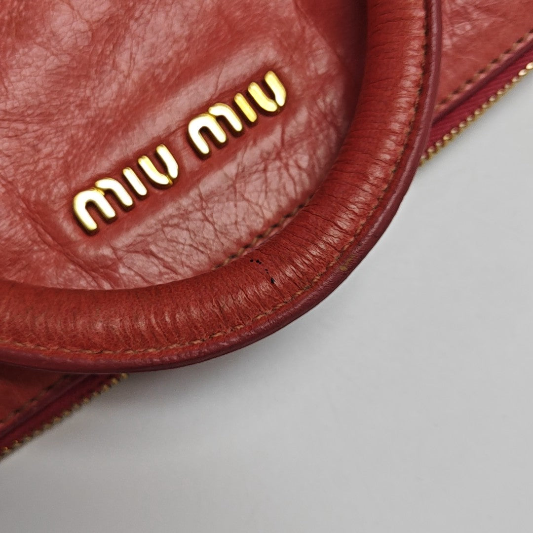 Bow Calfskin Red
