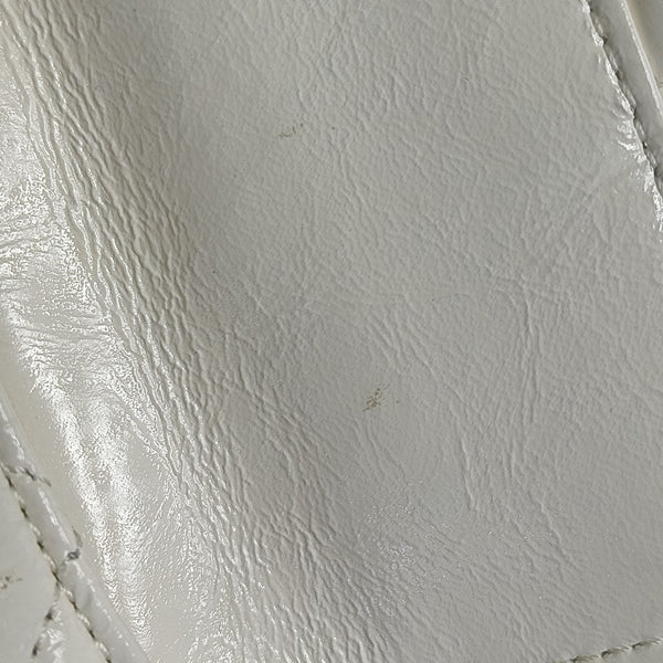 23C HOBO Small Quilted Calfskin White