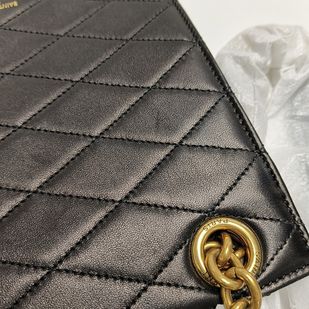 LE MAILLON Quilted Lambskin Black