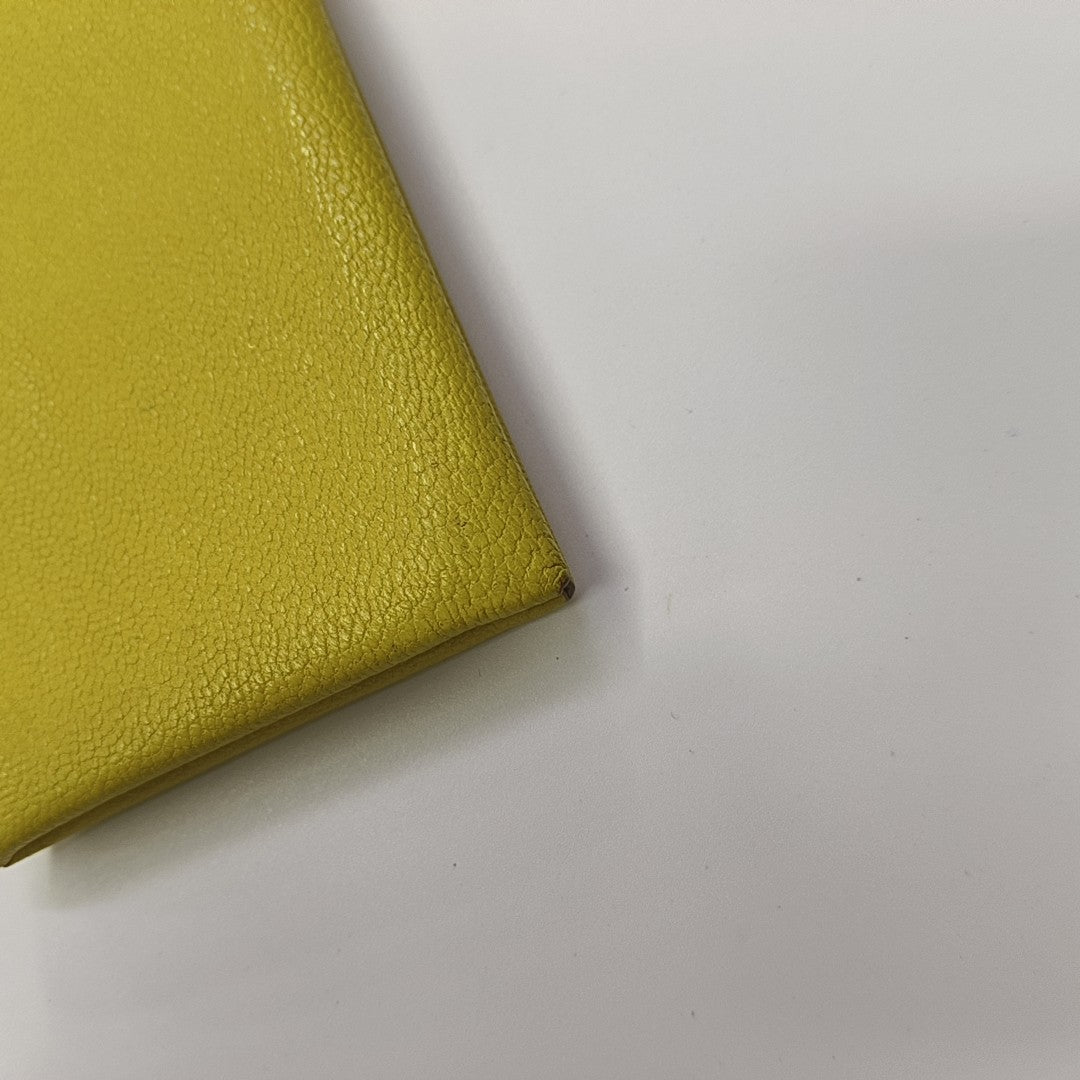 Calvi Chèvre Mysore Yellow Card Holder