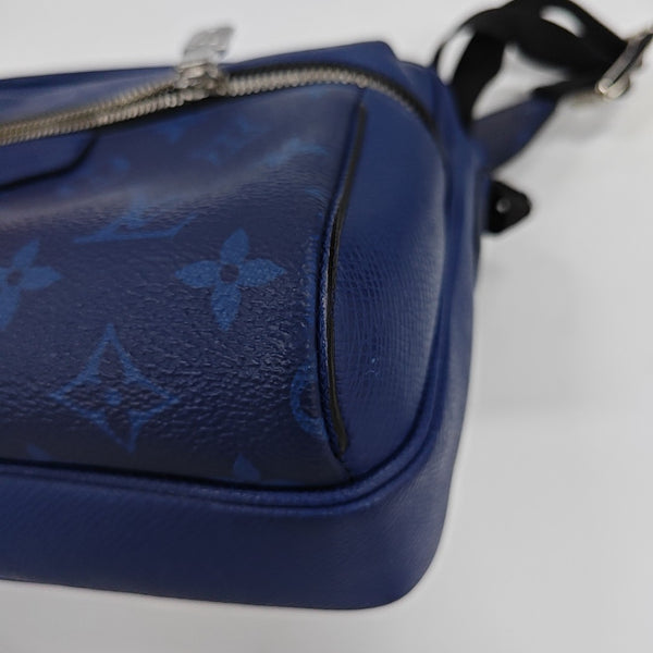 OUTDOOR PM Monogram Coated Canvas Blue