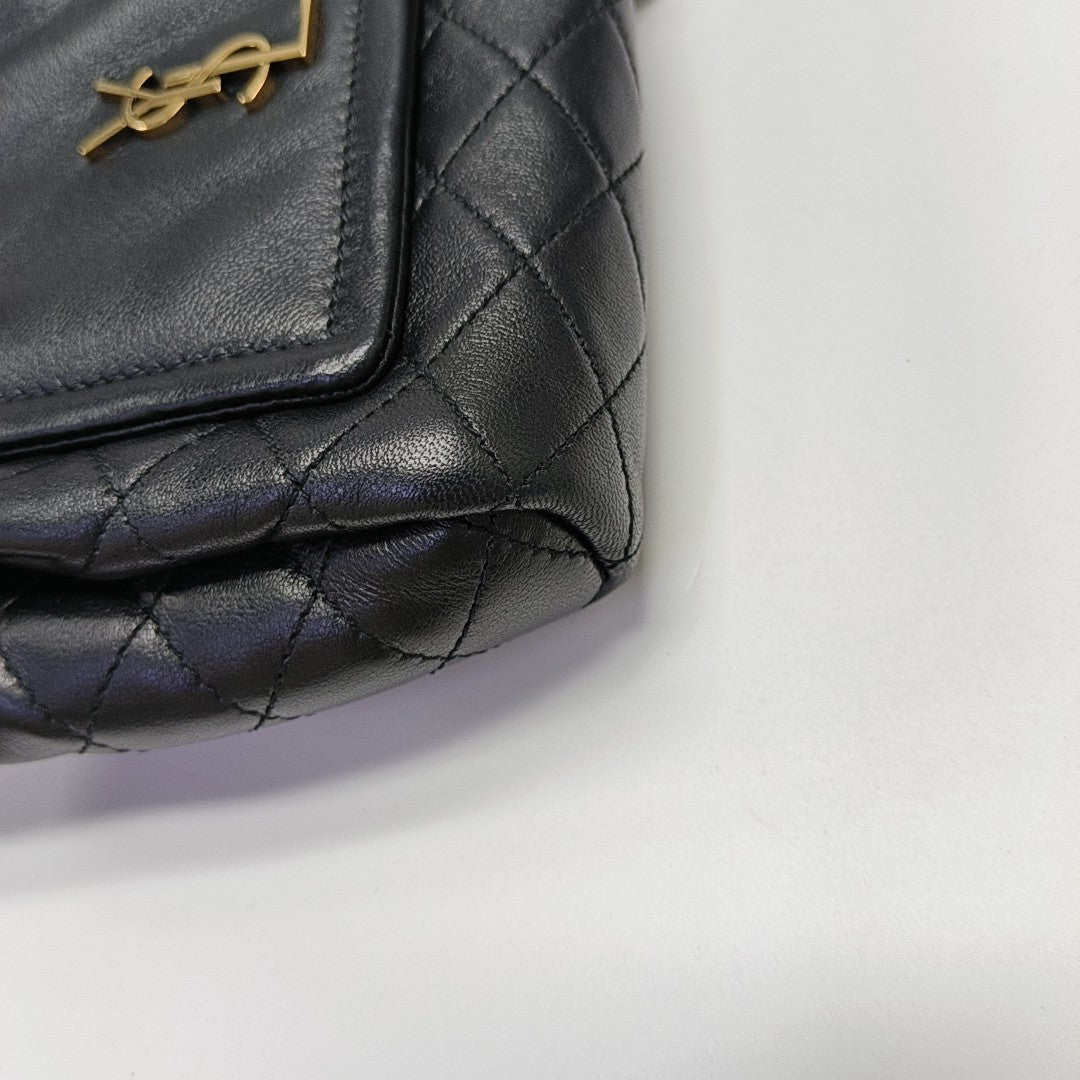 NOLITA Mini Quilted Lambskin Black