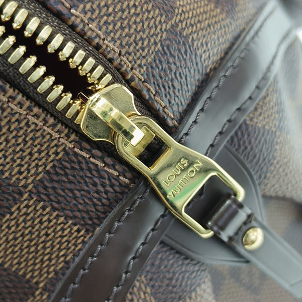 RIVINGTON Damier Ebene Coated Canvas Brown