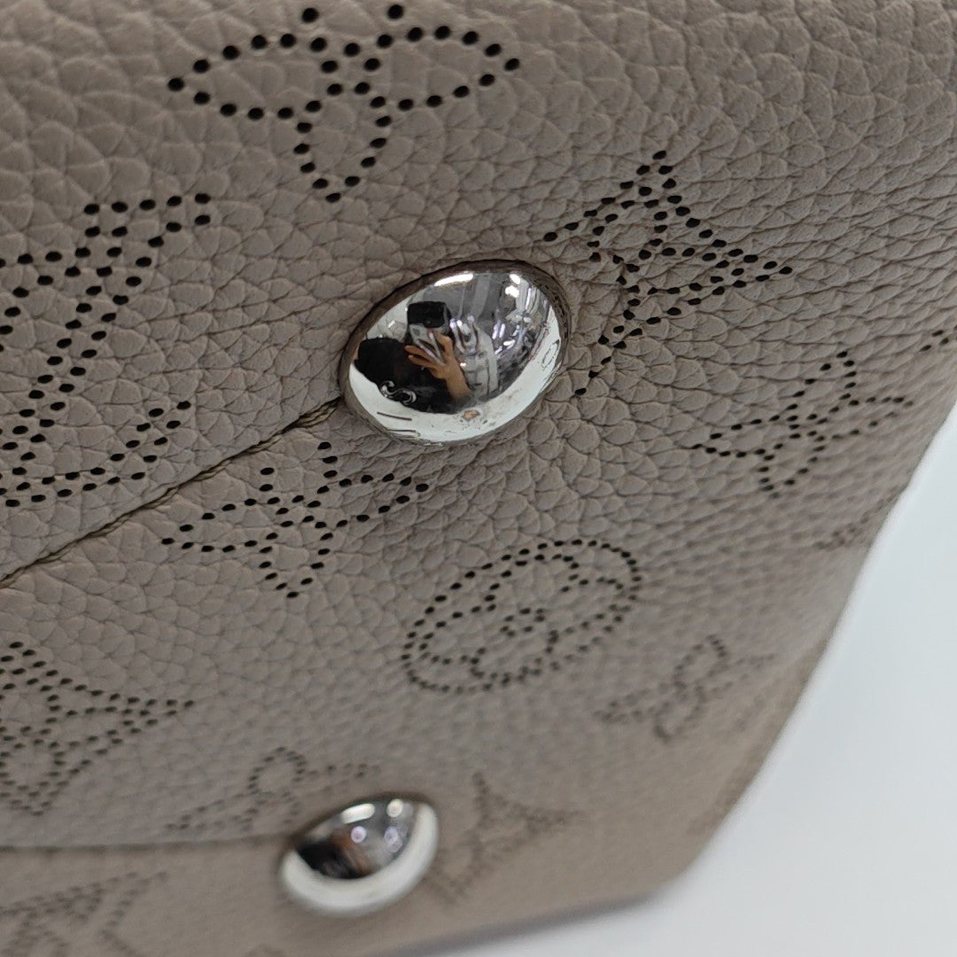 BELLA Monogram Calfskin Gray