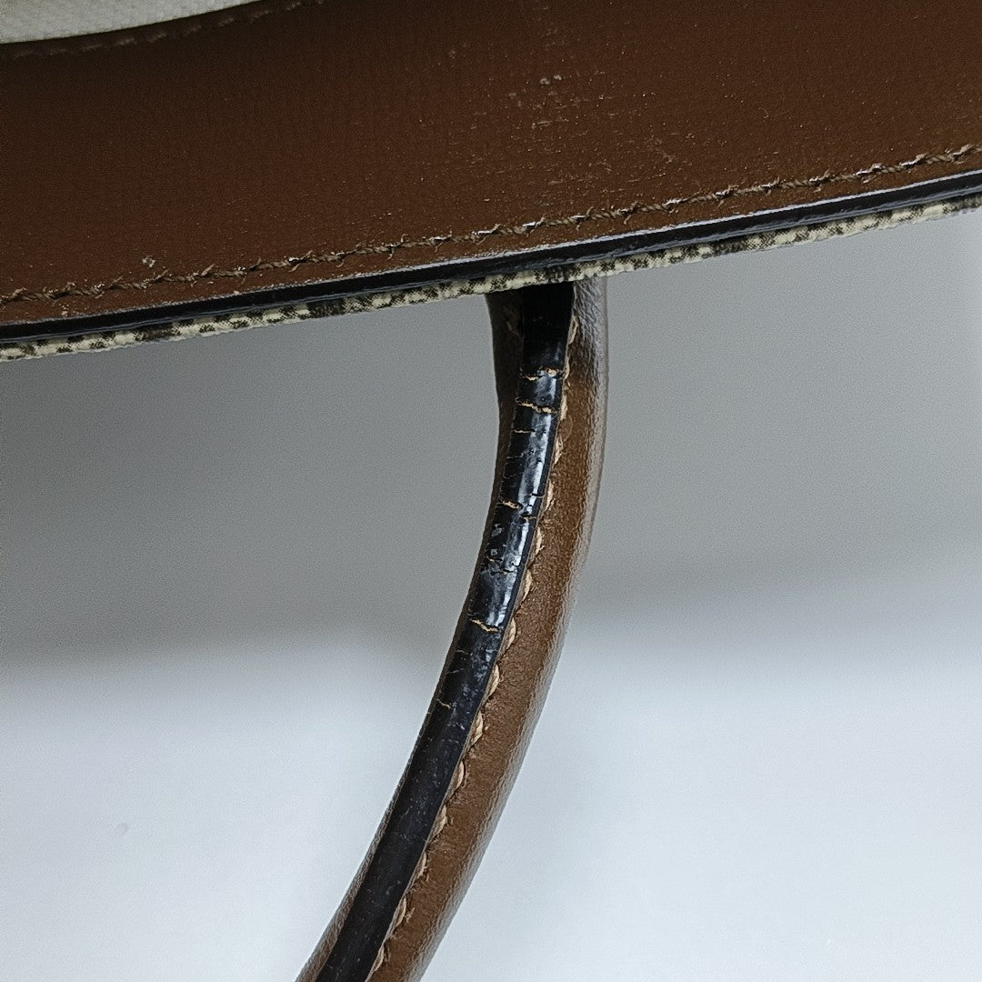 Retro Small Monogram Coated Canvas Brown