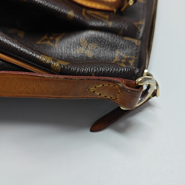 TURENNE Monogram Coated Canvas Brown