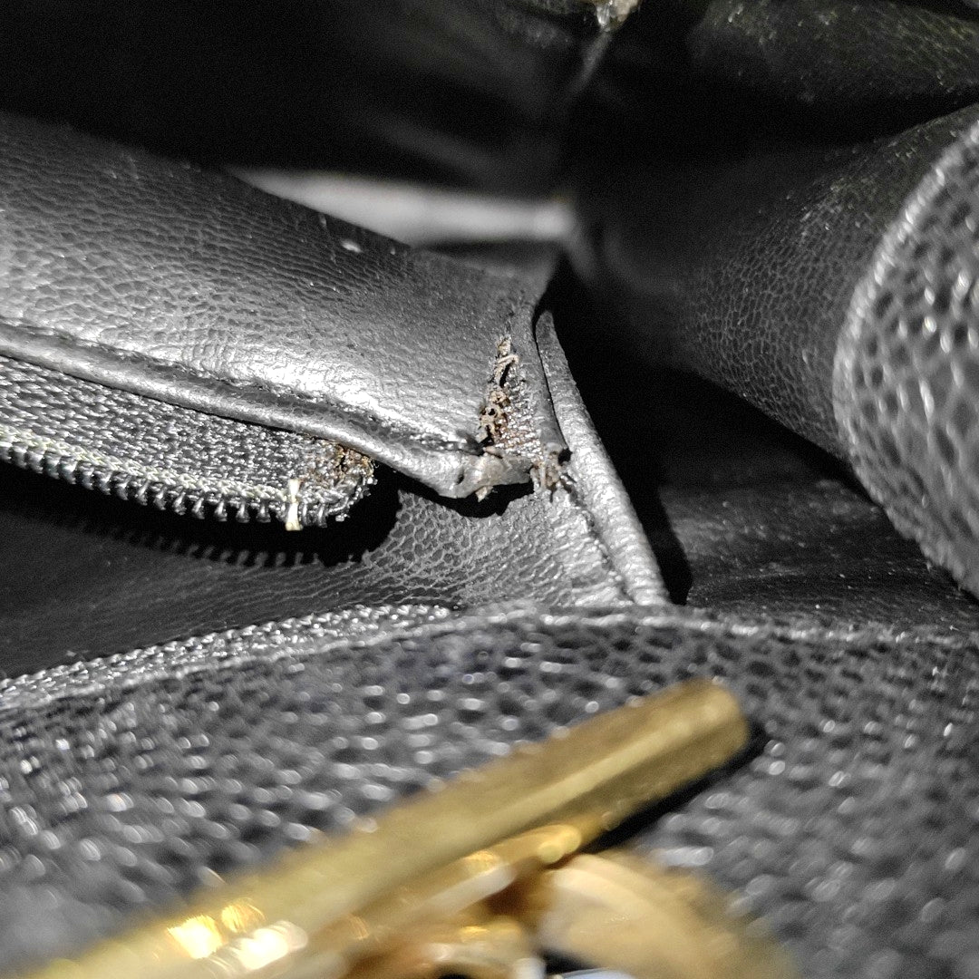 Quilted Calfskin Black