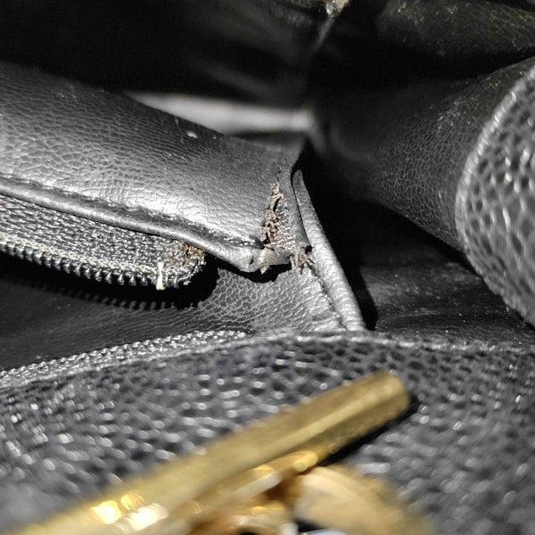 Quilted Calfskin Black