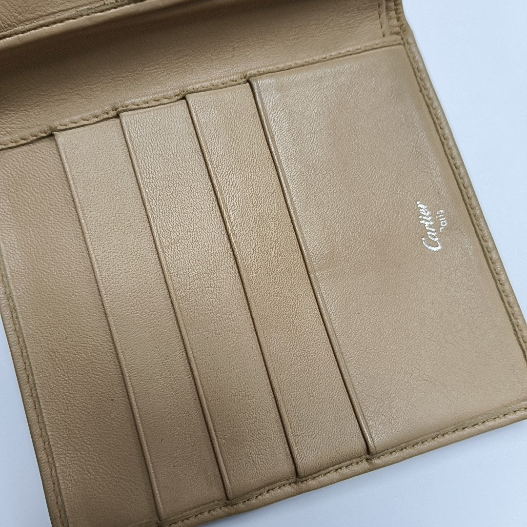 Calfskin Wallet Beige