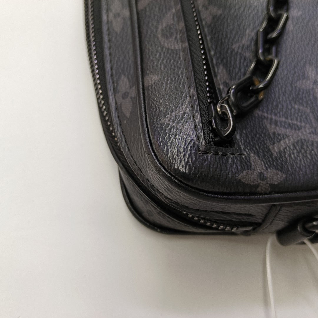VOLGA Monogram Coated Canvas Black