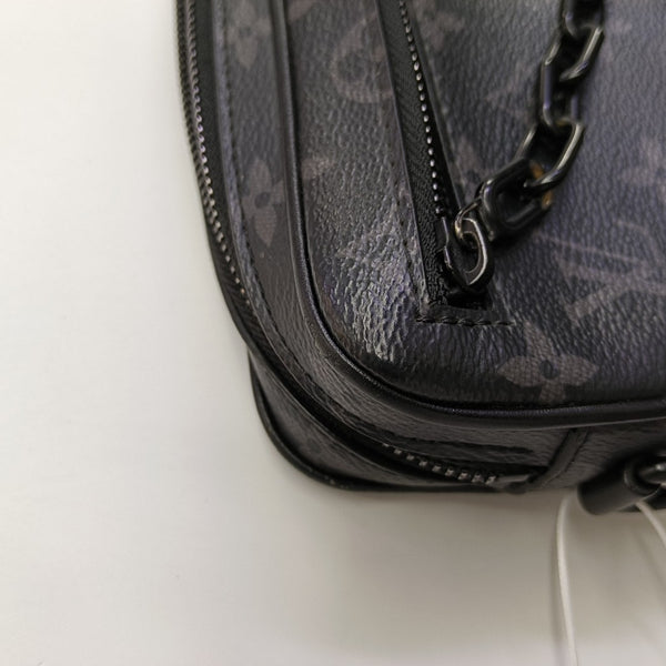 VOLGA Monogram Coated Canvas Black